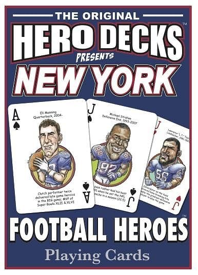 Hero Deck New York Football Heros Playing Cards - Shelburne Country Store