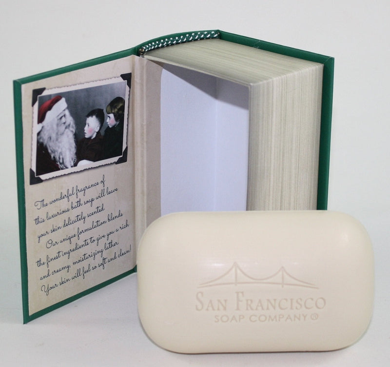 Huge 8oz Scented Bath Bar Soap In A Christmas Novel Gift Box - - Shelburne Country Store