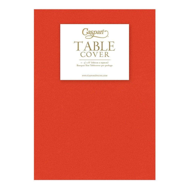 Paper Linen Solid Table Cover in Orange - Shelburne Country Store