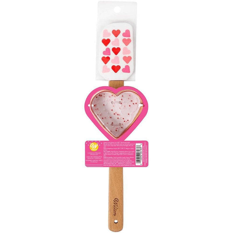 Heart Cookie Cutter and Spatula Set - Shelburne Country Store