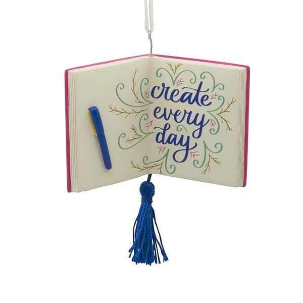 Create Every Day Journal Ornament - Shelburne Country Store