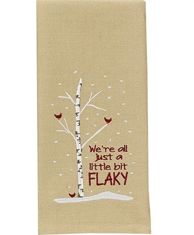 We're Just a Little Flaky Dishtowel - Shelburne Country Store