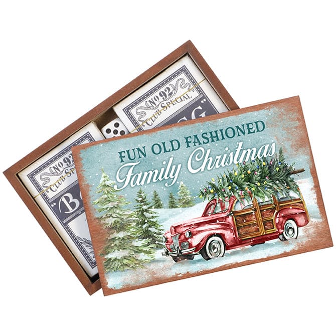 Family Christmas Cards With Dice - Shelburne Country Store