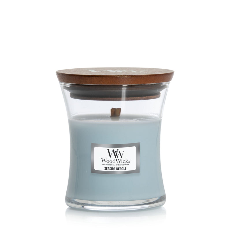 Woodwick Mini Jar 3.4oz Candle - Seaside Neroli - Shelburne Country Store