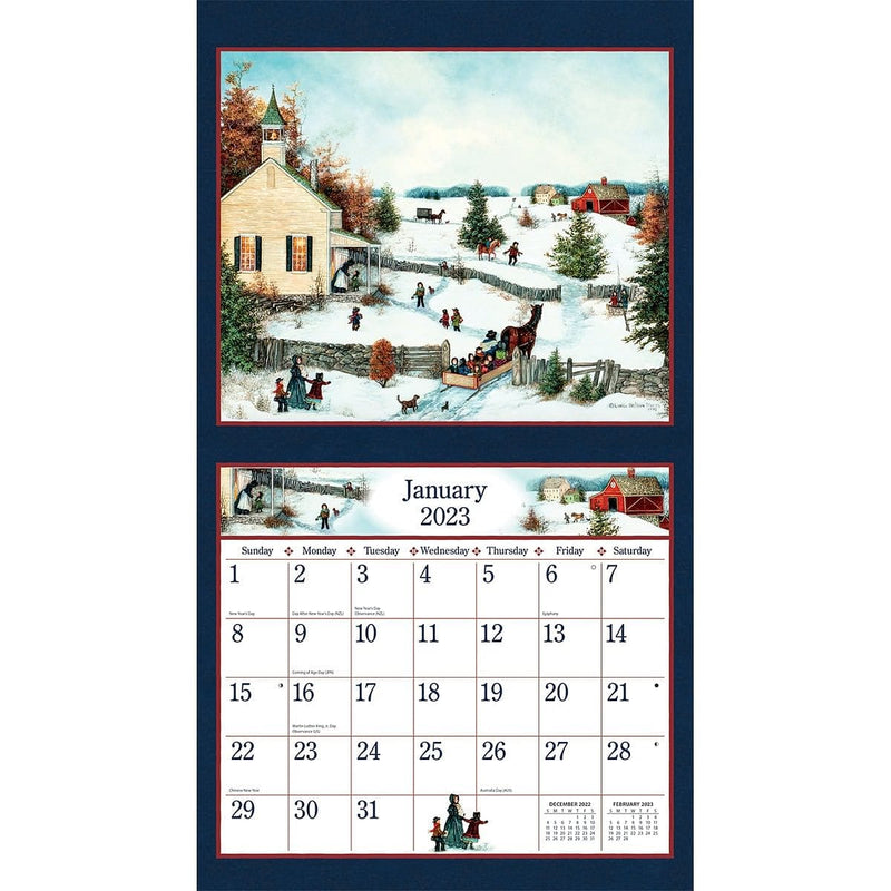 Linda Nelson Stocks 2023 Wall Calendar - Shelburne Country Store