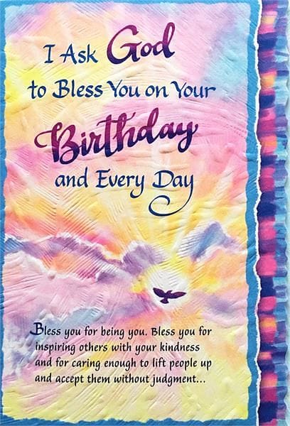 I Asked God to Bless You on Your Birthday  - Card - Shelburne Country Store