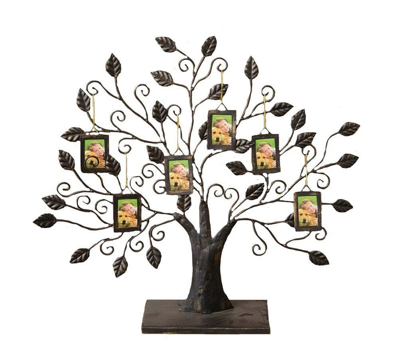 Family Tree With 6 Frame Ornaments - Shelburne Country Store
