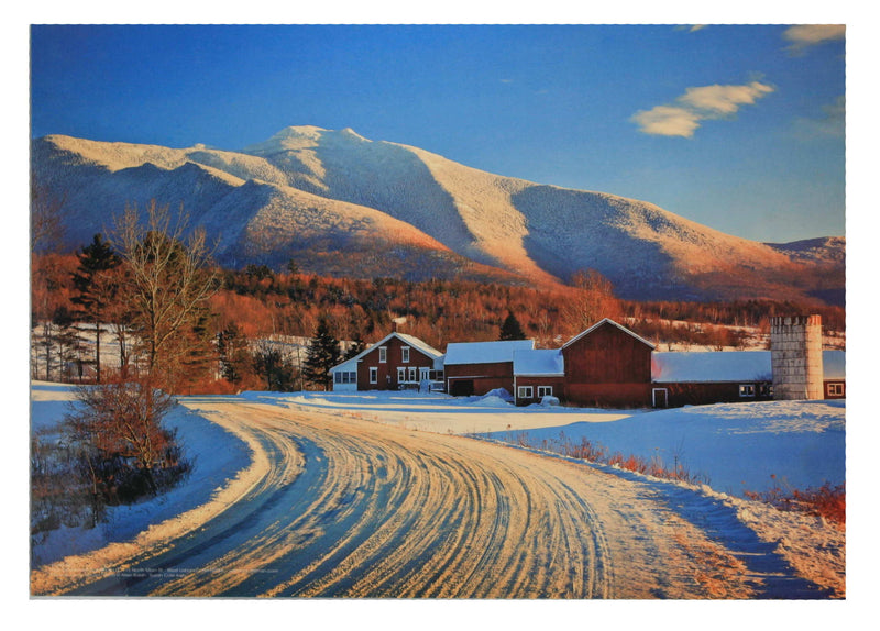 Vermont Placemat -  Reversable Foliage / Mount Mansfield - Shelburne Country Store