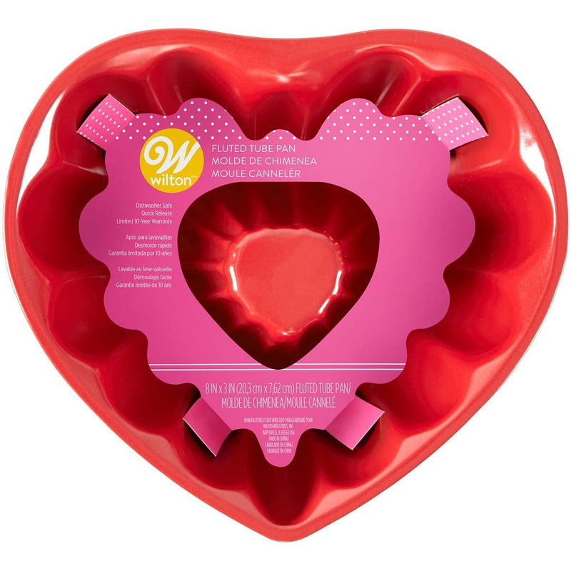 Heart Shaped Fluted Tube Baking Dish - Shelburne Country Store