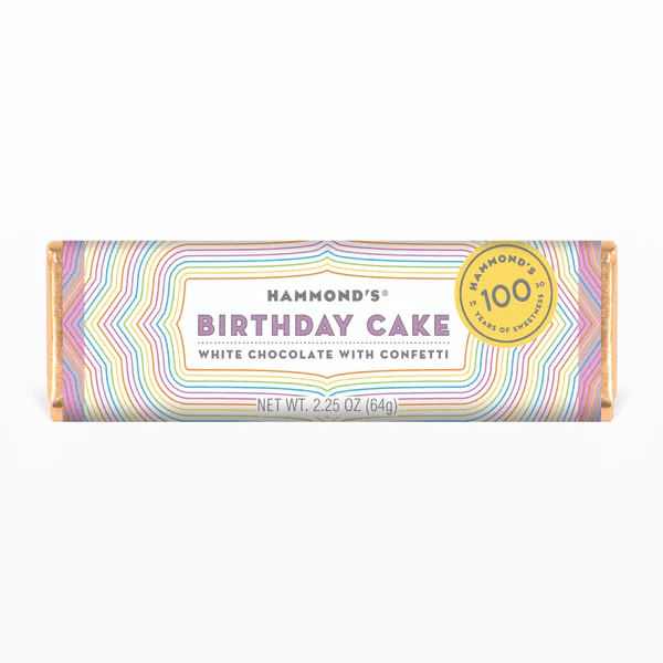 Birthday Cake White Chocolate Bar - Shelburne Country Store