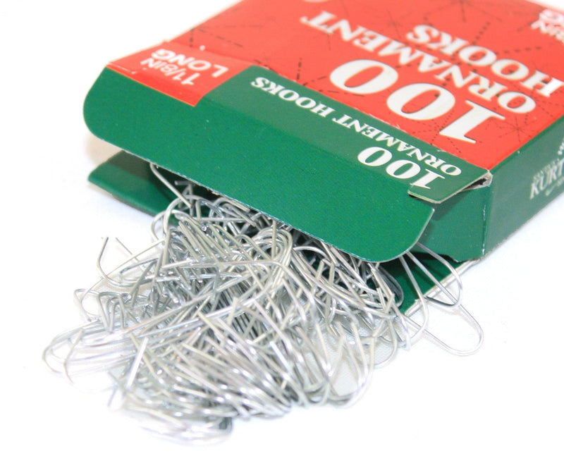 Box of 100 Metal Ornament Hooks - Shelburne Country Store