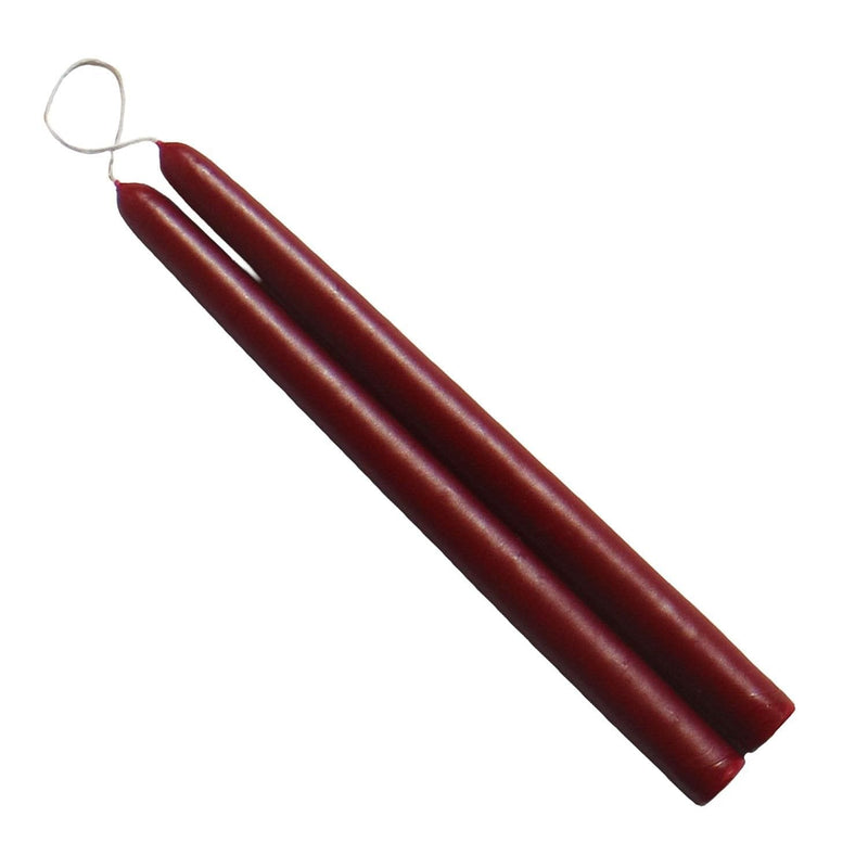 Mole Hollow Taper Pair (Burgundy Red) - - Shelburne Country Store