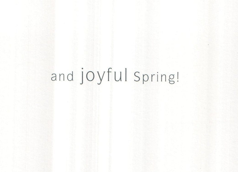 Happy Easter, joyful Spring Easter Card - Shelburne Country Store