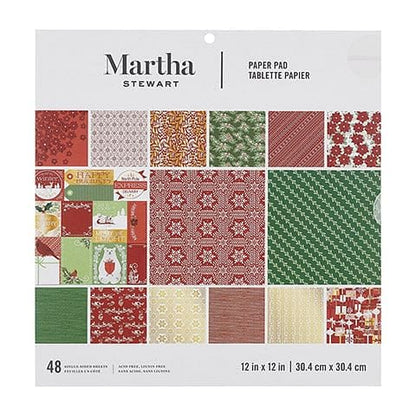 Martha Stewart Christmas Paper Pad - 48 sheets - Shelburne Country Store