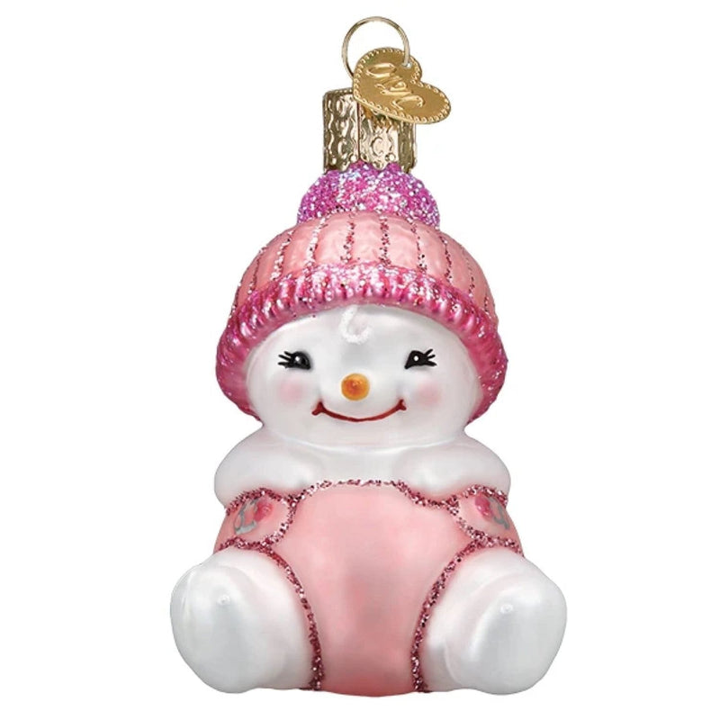 Snow Baby Girl Ornament - Shelburne Country Store