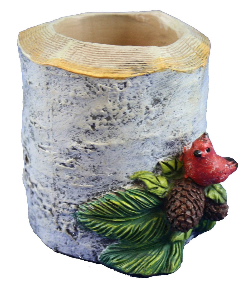 Large Resin Birch Look Candle Holder - Shelburne Country Store