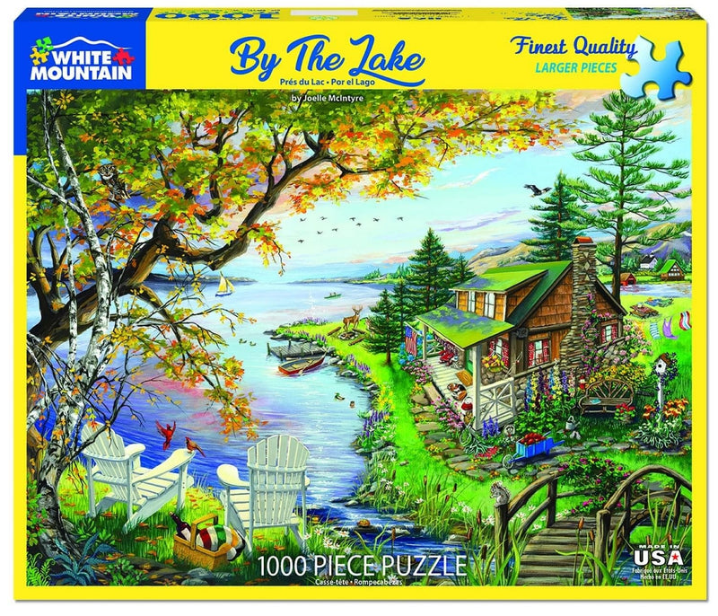 By The Lake - 1000 Piece Jigsaw Puzzle - Shelburne Country Store