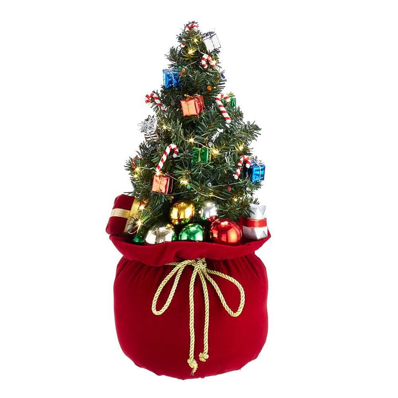 LED Gift Bag with Christmas Tree - Shelburne Country Store
