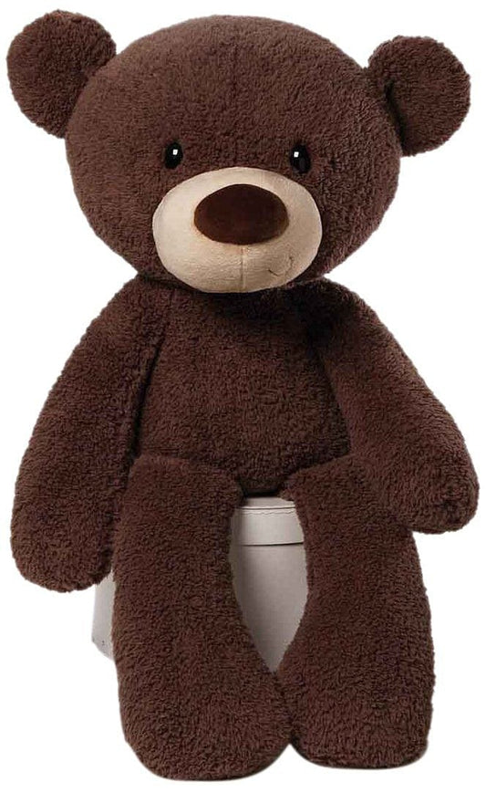 Fuzzy Teddy Bear Jumbo Chocolate Brown - Shelburne Country Store