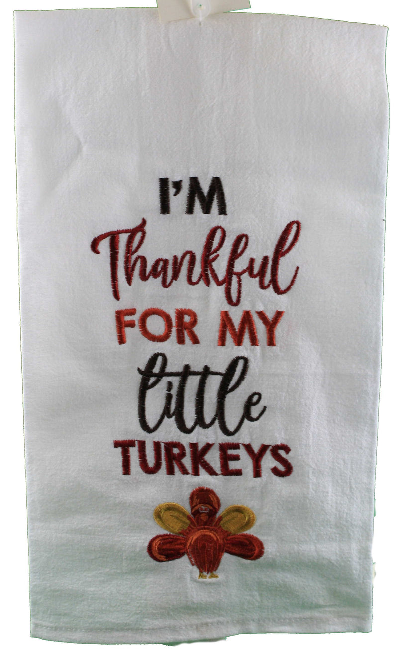 Thankful Turkeys Towel - Shelburne Country Store