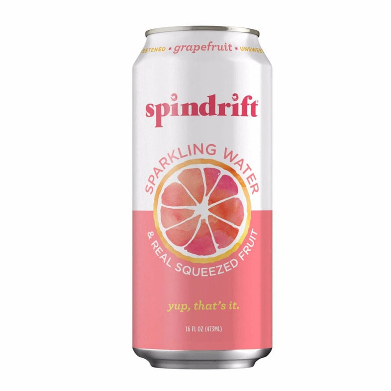 16 ounce Spindrift Sparkling Water And Real Squeezed Fruit -  Grapefruit - Shelburne Country Store