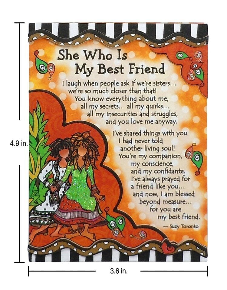 Mini Print - She Who Is My Best Friend - Shelburne Country Store