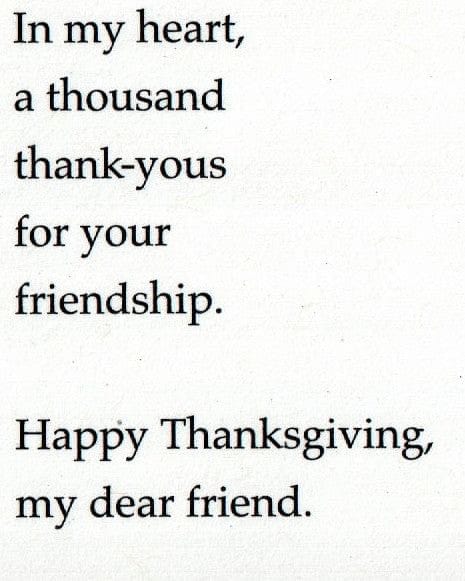 Dear Friend Thanksgiving Card - Shelburne Country Store