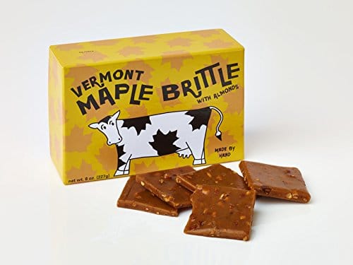 Vermont Maple Brittle With Almonds Box - 8oz - Shelburne Country Store