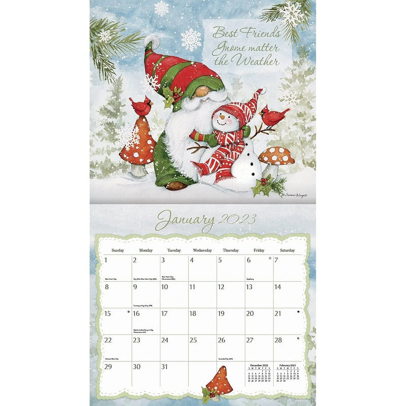 Gnome Sweet Gnome 2023 Wall Calendar - Shelburne Country Store