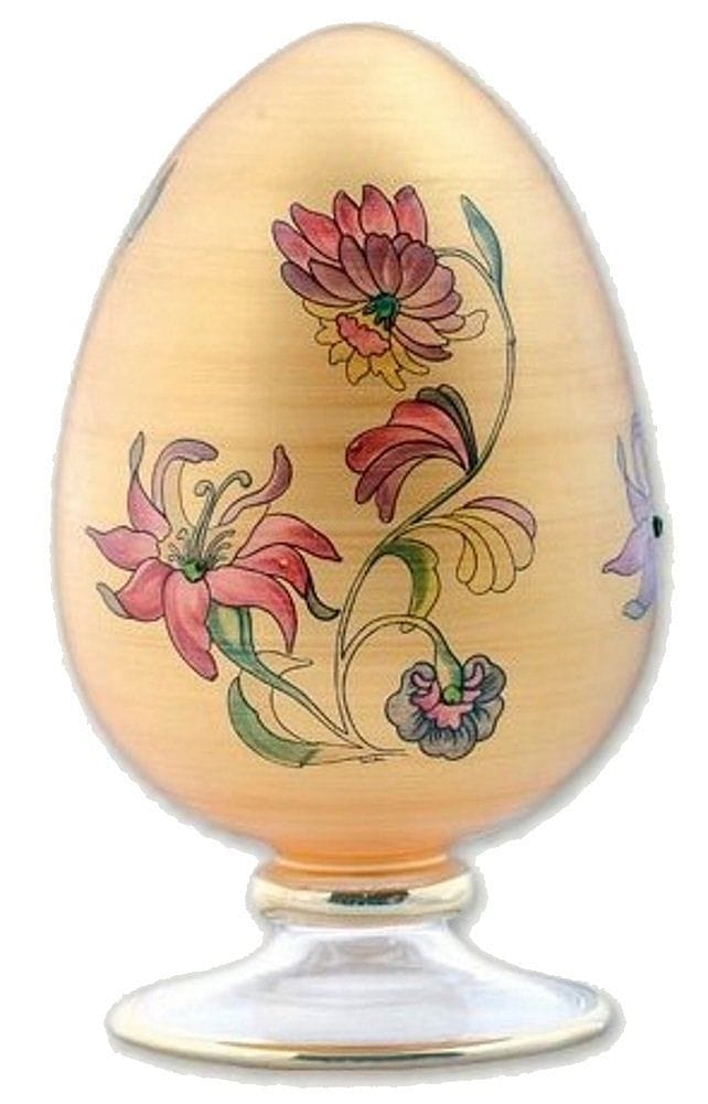 Egg With Rose Pattern - Shelburne Country Store