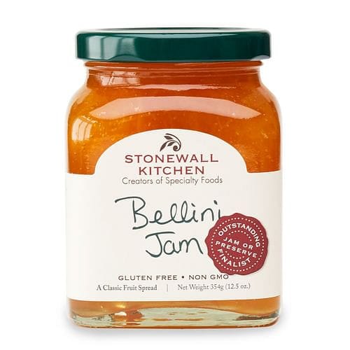 Stonewall Kitchen Bellini Jam   - 12.5 oz jar - Shelburne Country Store