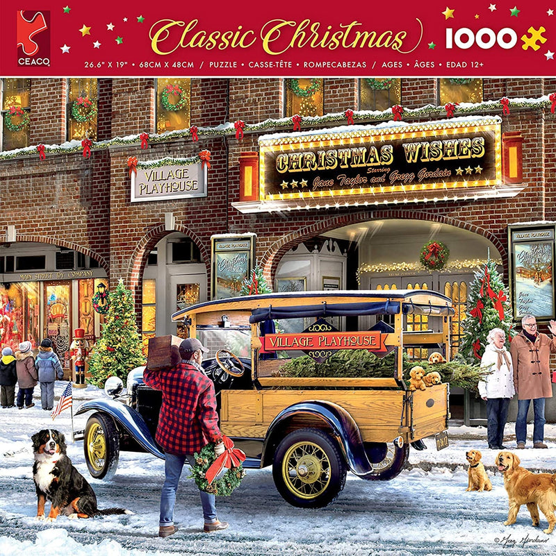 Christmas Classic Christmas Theatre Jigsaw 1000 Piece Puzzle - Shelburne Country Store
