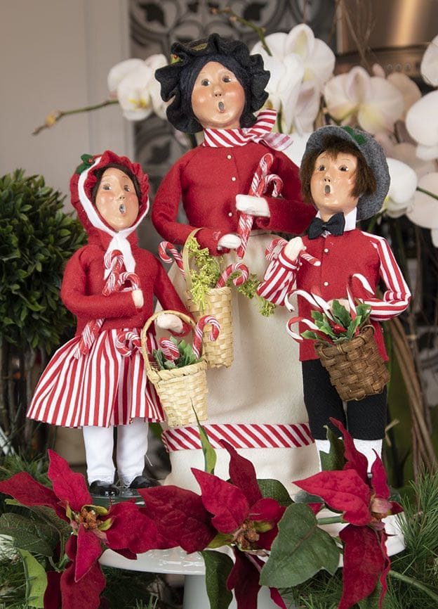 Byers' Choice Candy Cane Family - - Shelburne Country Store