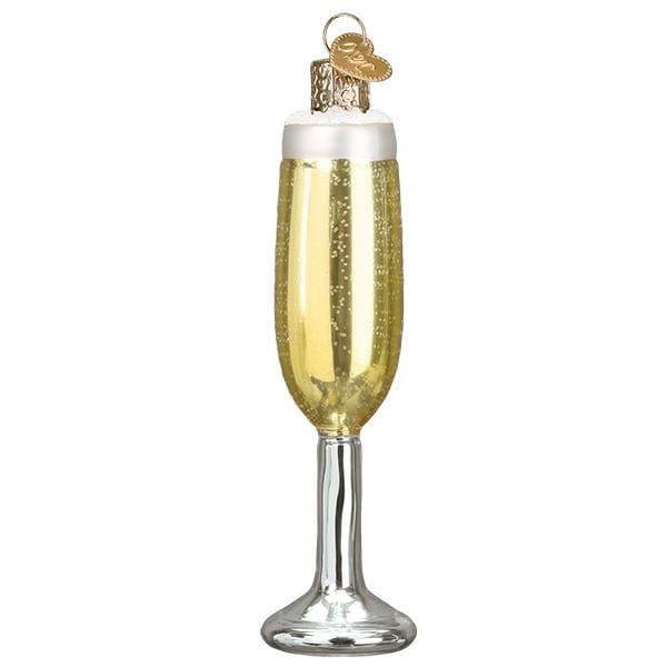 Champagne Flute Glass Ornament - Shelburne Country Store