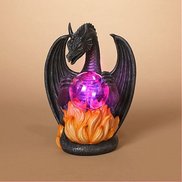10 Inch Dragon with Light up Globe - Shelburne Country Store