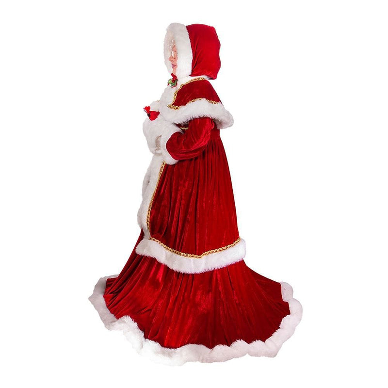 Kringle Klaus Elegant Mrs Claus - 68 Inches Tall - Shelburne Country Store
