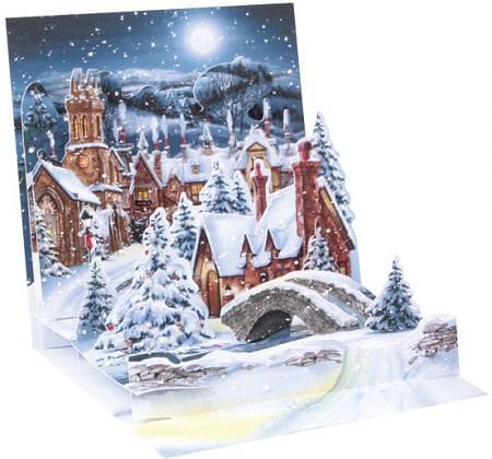 Midnight Village Pop Up Card - Shelburne Country Store