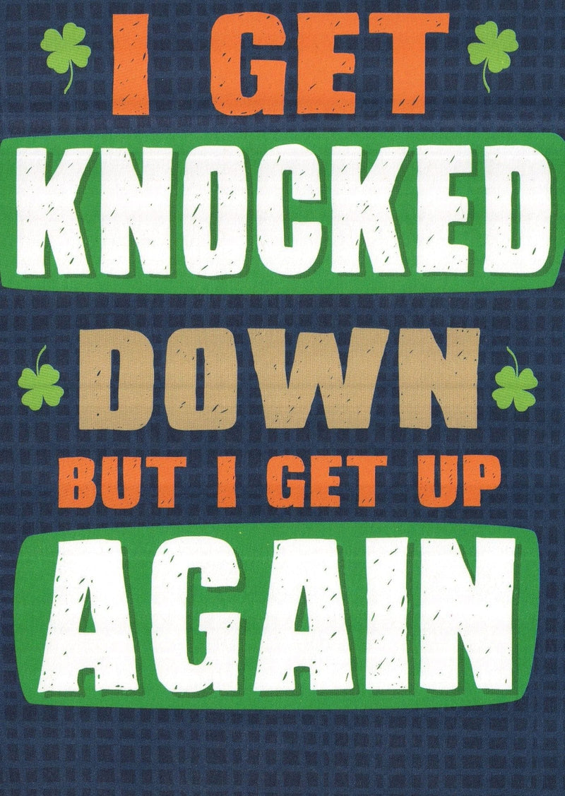 I get knocked down St.Patrick's Day Greeting Card - Shelburne Country Store