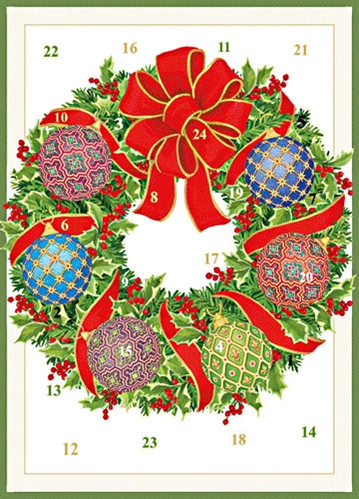 Imperial Ornament Wreath Advent - Shelburne Country Store