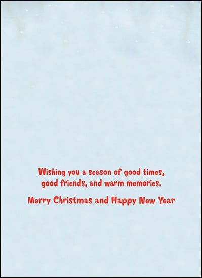 Good Friends, Good Times, Warm Memories  Christmas Boxed Christmas Cards - Shelburne Country Store