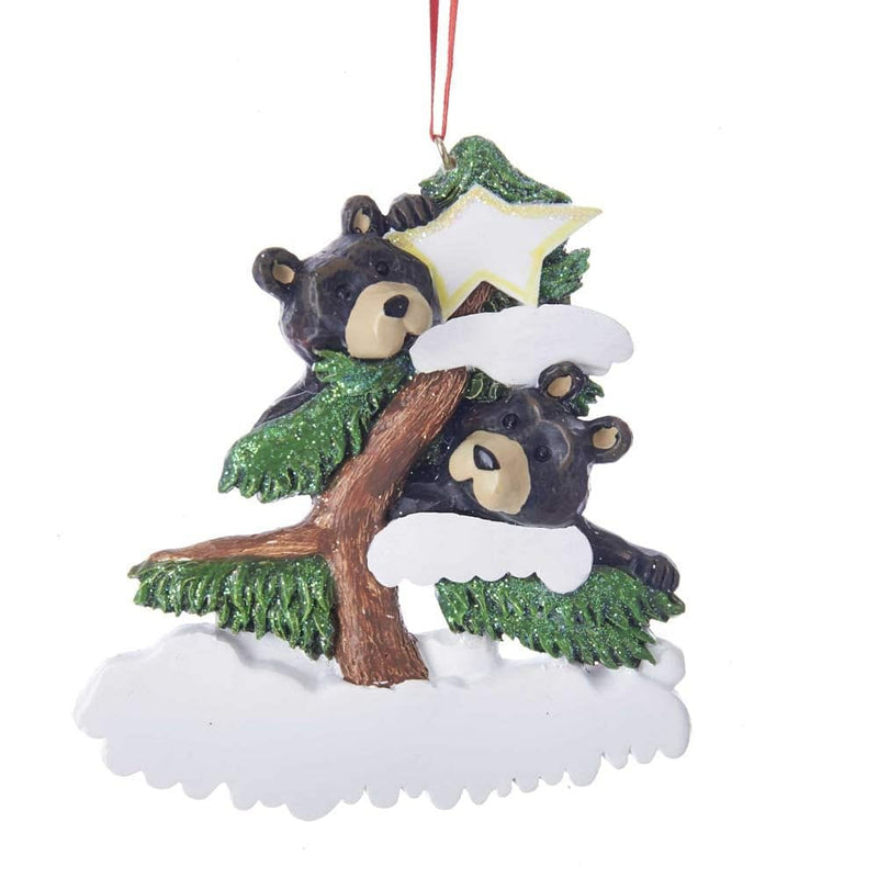 Bear Family of 2 Personalizable Ornament - Shelburne Country Store