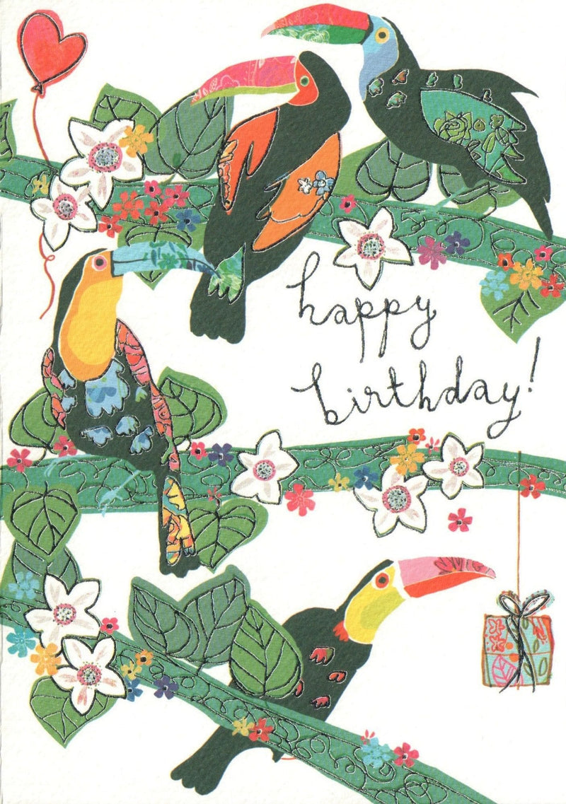 Birthday Card - Toucans - Shelburne Country Store