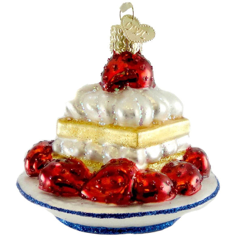 Strawberry Shortcake Blown Glass Ornament 32178 - Shelburne Country Store