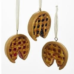Old Fashioned Pie Ornament - Apricot - Shelburne Country Store