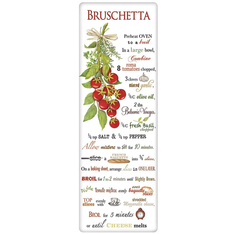Bruschetta Recipe Towel - Shelburne Country Store