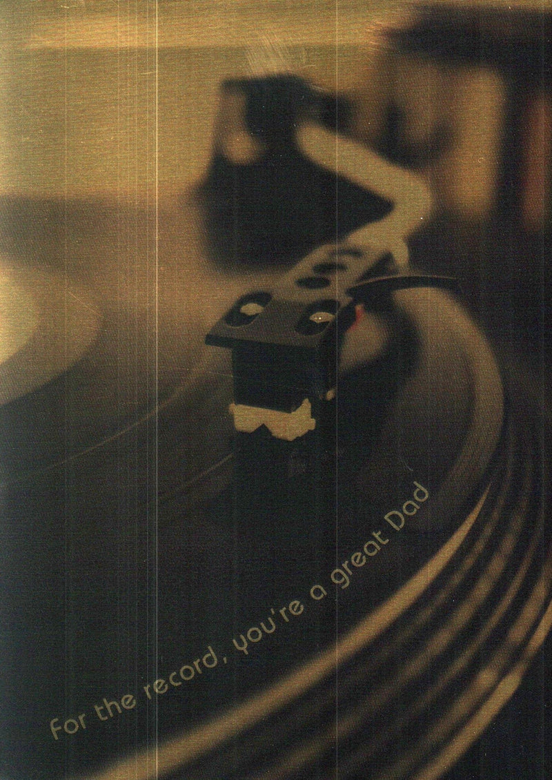 Record Player Fathers Day Card - Shelburne Country Store