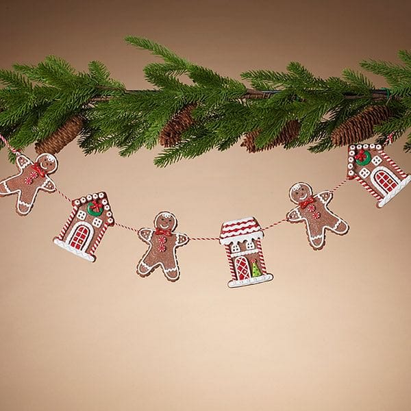 Holiday Gingerbread Figurine Garland - Shelburne Country Store