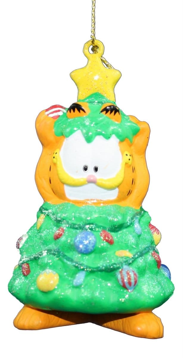 3.5 Inch Garfield Blow Mold Ornament - Tree - Shelburne Country Store