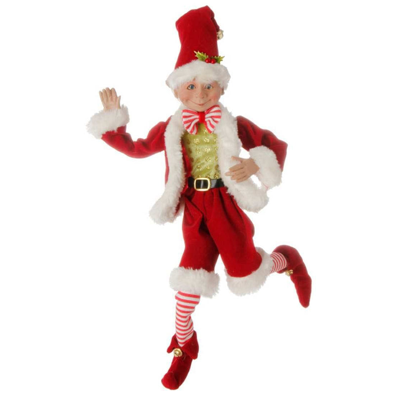 16 Inch Posable Boy Elf - Shelburne Country Store