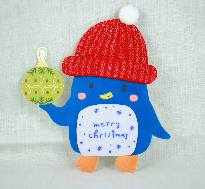 Penguin Merry Christmas Card - Shelburne Country Store
